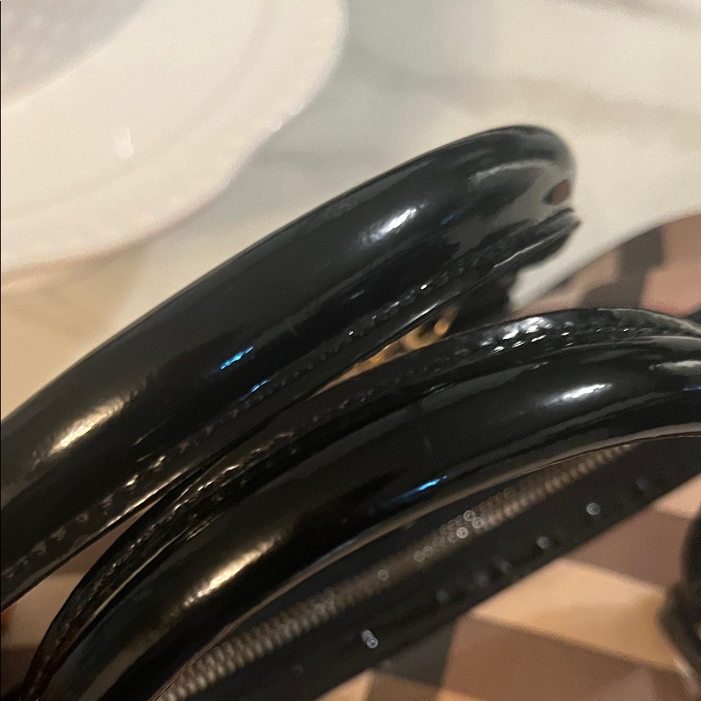 Burberry Beige and Black Plaid Satchel - Picture 9 of 13